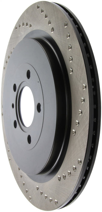 StopTech 128.61105L StopTech Sport Cross Drilled Brake Rotor; Rear Left - Truck Part Superstore
