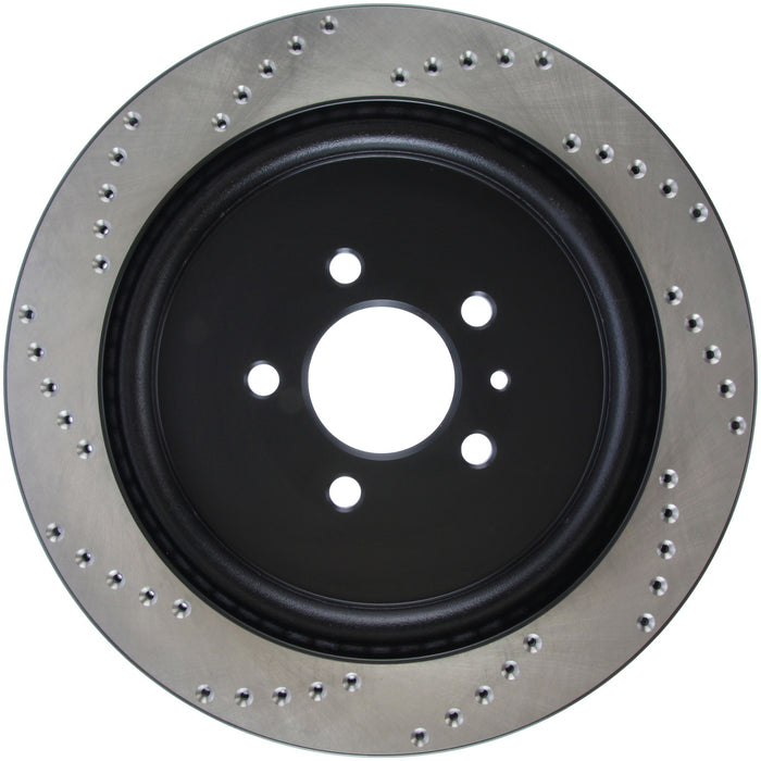 StopTech 128.61105L StopTech Sport Cross Drilled Brake Rotor; Rear Left - Truck Part Superstore
