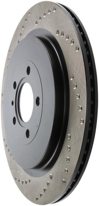 StopTech 128.61105R StopTech Sport Cross Drilled Brake Rotor; Rear Right - Truck Part Superstore