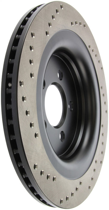 StopTech 128.61109L StopTech Sport Cross Drilled Brake Rotor; Rear Left - Truck Part Superstore