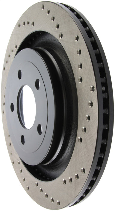 StopTech 128.61109L StopTech Sport Cross Drilled Brake Rotor; Rear Left - Truck Part Superstore