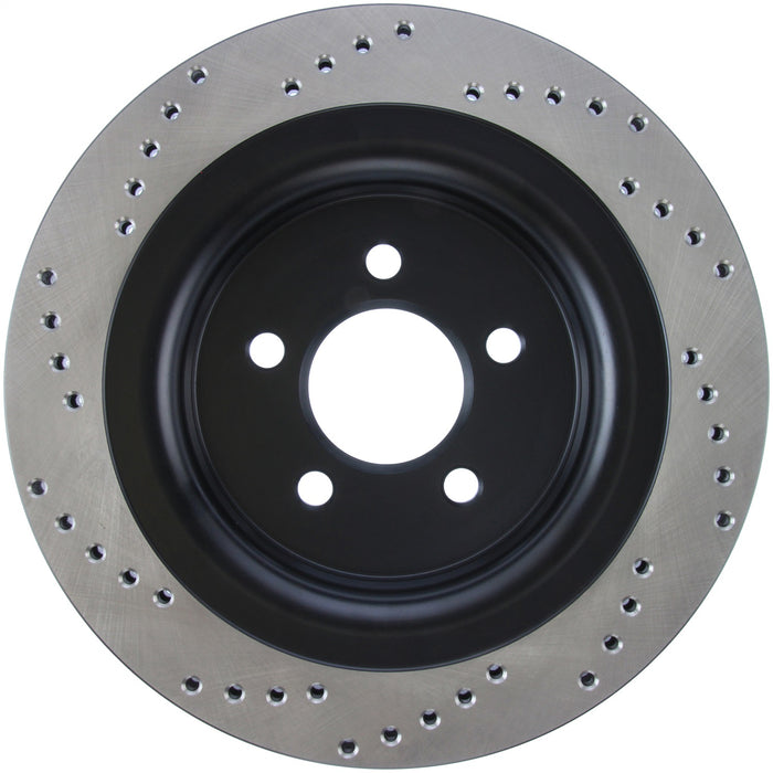 StopTech 128.61109L StopTech Sport Cross Drilled Brake Rotor; Rear Left - Truck Part Superstore