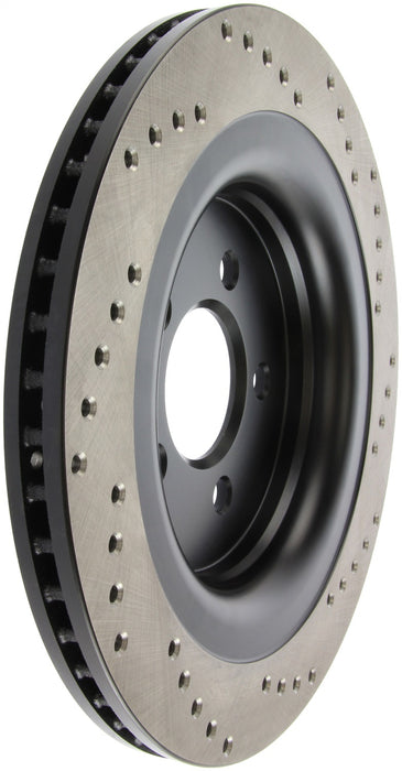 StopTech 128.61109R StopTech Sport Cross Drilled Brake Rotor; Rear Right - Truck Part Superstore