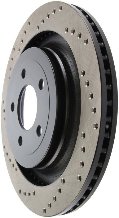 StopTech 128.61109R StopTech Sport Cross Drilled Brake Rotor; Rear Right - Truck Part Superstore