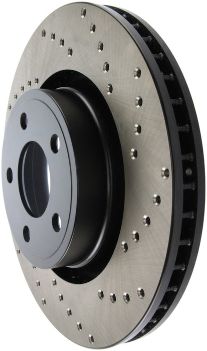 StopTech 128.61112L StopTech Sport Cross Drilled Brake Rotor; Front Left - Truck Part Superstore