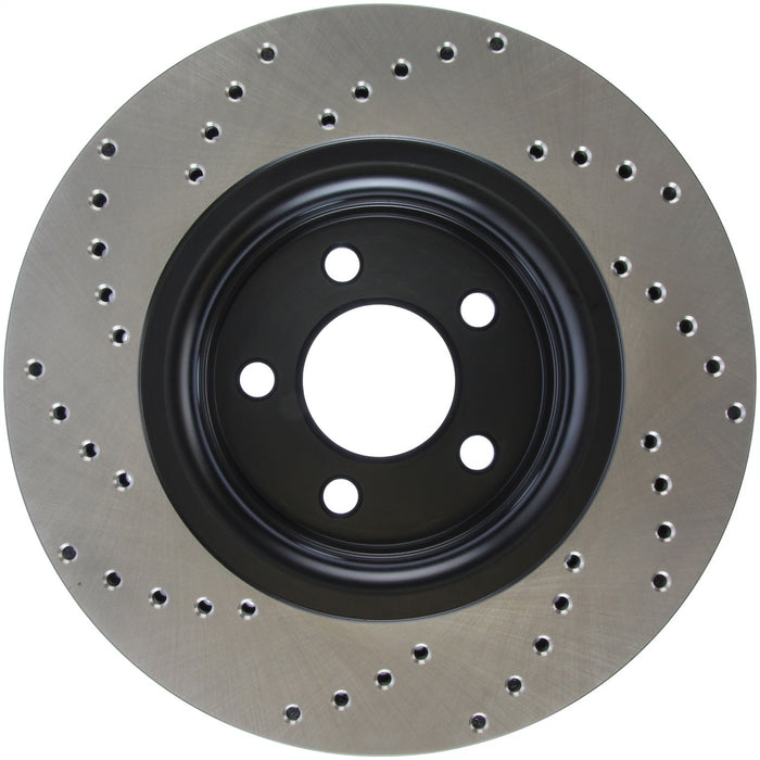 StopTech 128.61112L StopTech Sport Cross Drilled Brake Rotor; Front Left - Truck Part Superstore