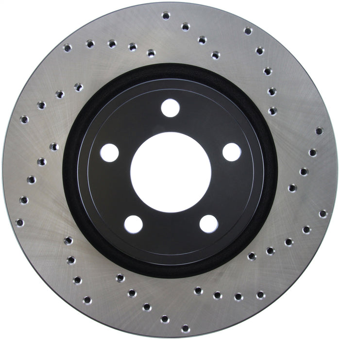 StopTech 128.61112L StopTech Sport Cross Drilled Brake Rotor; Front Left - Truck Part Superstore