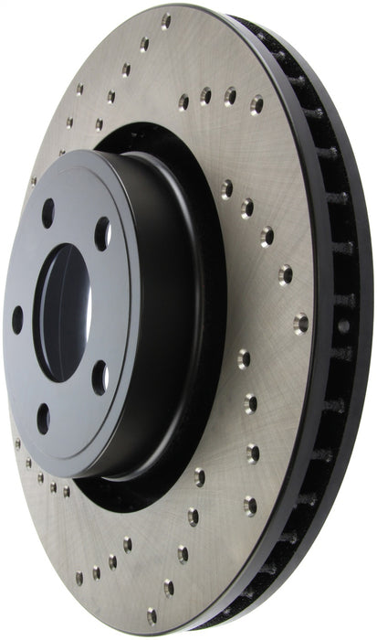 StopTech 128.61112R StopTech Sport Cross Drilled Brake Rotor; Front Right - Truck Part Superstore