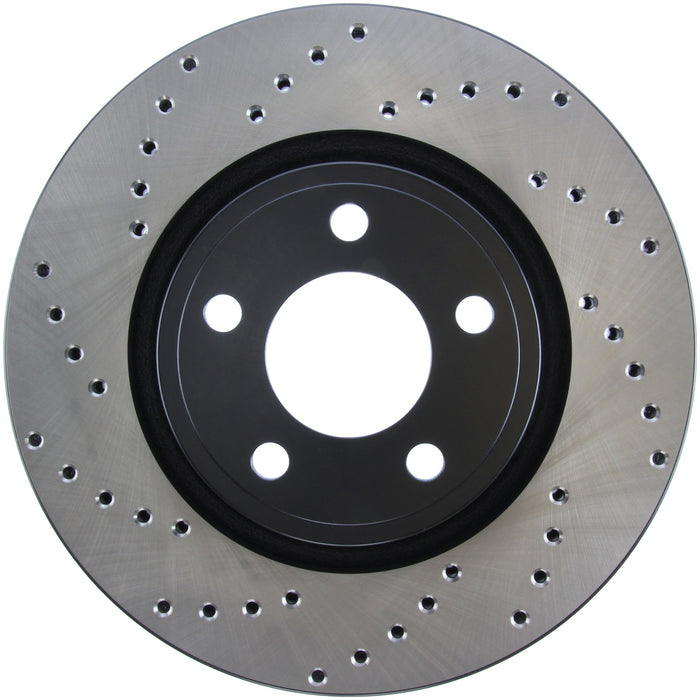StopTech 128.61112R StopTech Sport Cross Drilled Brake Rotor; Front Right - Truck Part Superstore