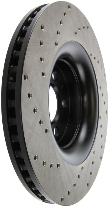 StopTech 128.61114L StopTech Sport Cross Drilled Brake Rotor; Front Left - Truck Part Superstore