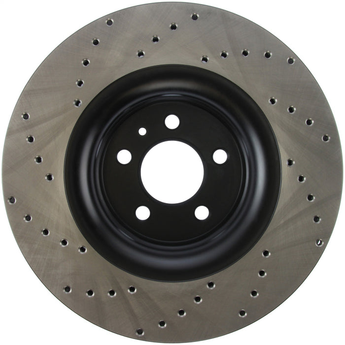 StopTech 128.61114L StopTech Sport Cross Drilled Brake Rotor; Front Left - Truck Part Superstore