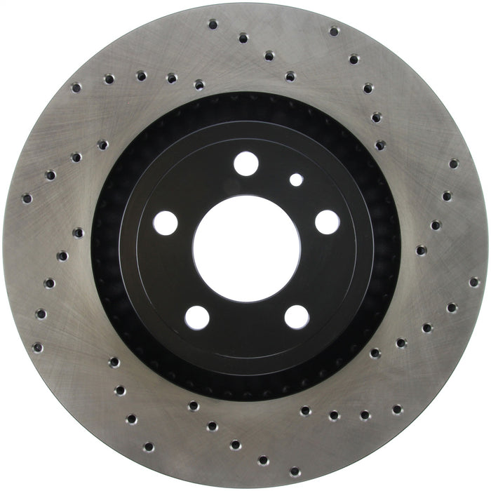 StopTech 128.61114L StopTech Sport Cross Drilled Brake Rotor; Front Left - Truck Part Superstore