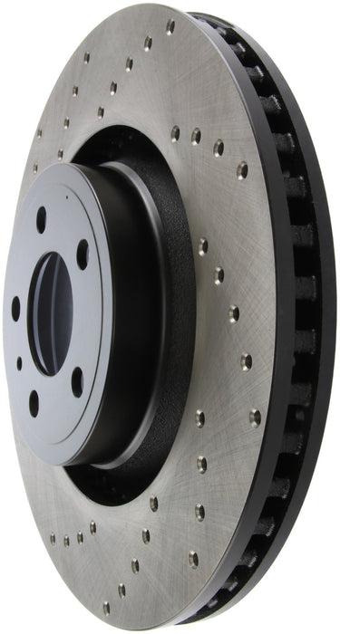 StopTech 128.61114R StopTech Sport Cross Drilled Brake Rotor; Front Right - Truck Part Superstore