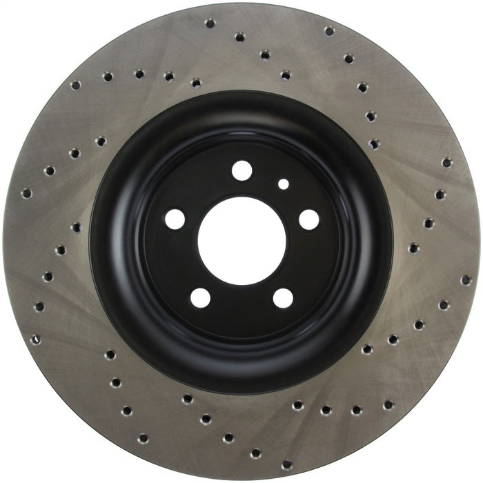 StopTech 128.61114R StopTech Sport Cross Drilled Brake Rotor; Front Right - Truck Part Superstore