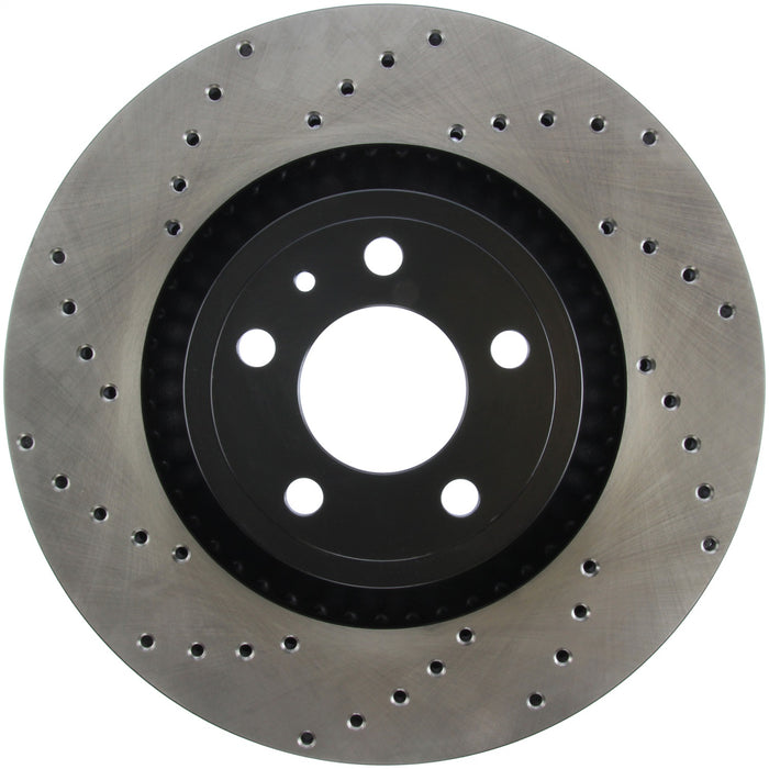 StopTech 128.61114R StopTech Sport Cross Drilled Brake Rotor; Front Right - Truck Part Superstore
