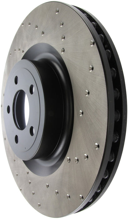 StopTech 128.61116L StopTech Sport Cross Drilled Brake Rotor; Front Left - Truck Part Superstore