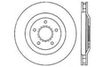 StopTech 128.62059CL StopTech Sport Cryo Cross Drilled Brake Rotor; Front Left - Truck Part Superstore