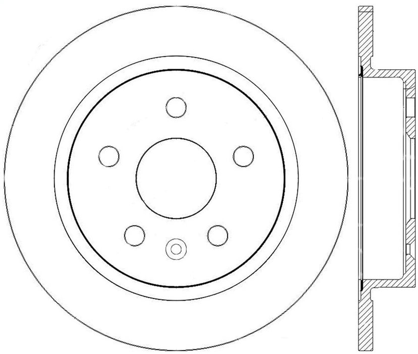 StopTech 128.62115R StopTech Sport Cross Drilled Brake Rotor; Rear Right - Truck Part Superstore