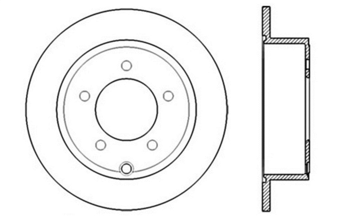 StopTech 128.63066CR StopTech Sport Cryo Drilled Brake Rotor; Front and Rear Right - Truck Part Superstore