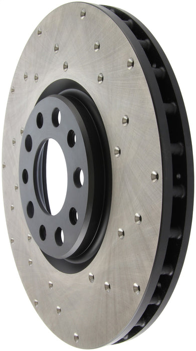 StopTech 128.63080L StopTech Sport Cross Drilled Brake Rotor; Front Left - Truck Part Superstore