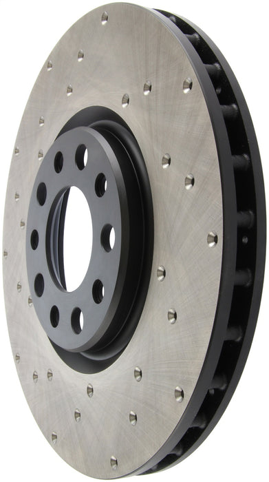 StopTech 128.63080R StopTech Sport Cross Drilled Brake Rotor; Front Right - Truck Part Superstore