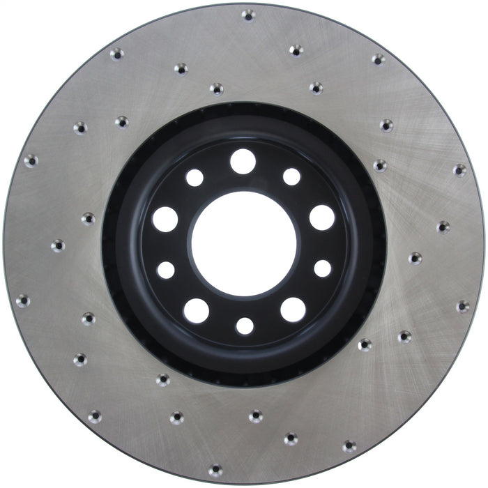 StopTech 128.63080R StopTech Sport Cross Drilled Brake Rotor; Front Right - Truck Part Superstore