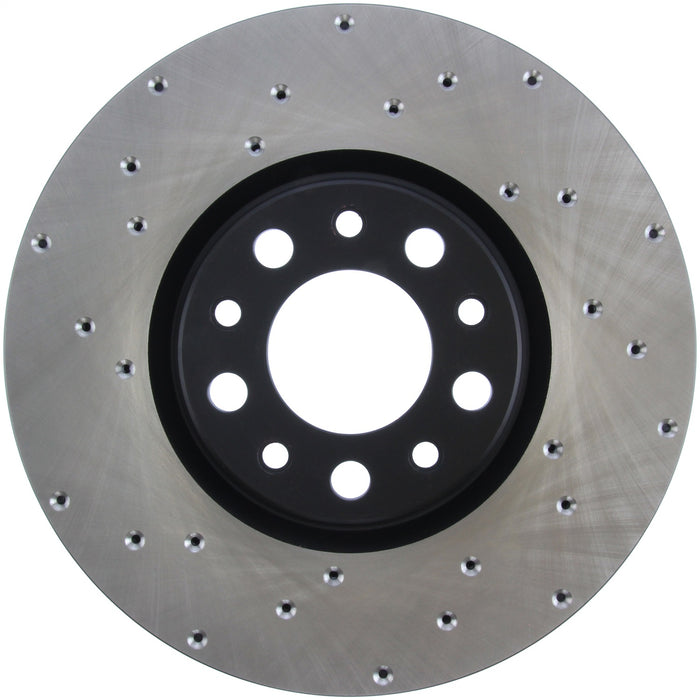 StopTech 128.63080R StopTech Sport Cross Drilled Brake Rotor; Front Right - Truck Part Superstore
