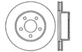 StopTech 128.65054R StopTech Sport Cross Drilled Brake Rotor; Front Right - Truck Part Superstore