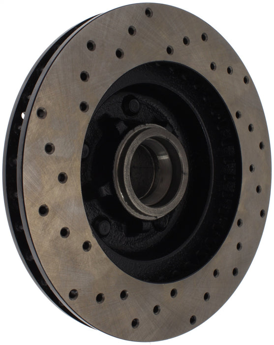 StopTech 128.66000L StopTech Sport Cross Drilled Brake Rotor; Front Left - Truck Part Superstore