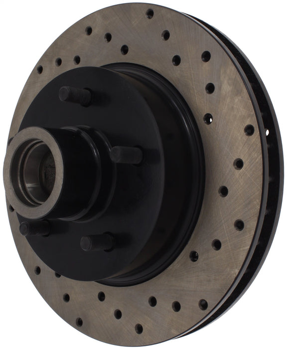 StopTech 128.66000L StopTech Sport Cross Drilled Brake Rotor; Front Left - Truck Part Superstore