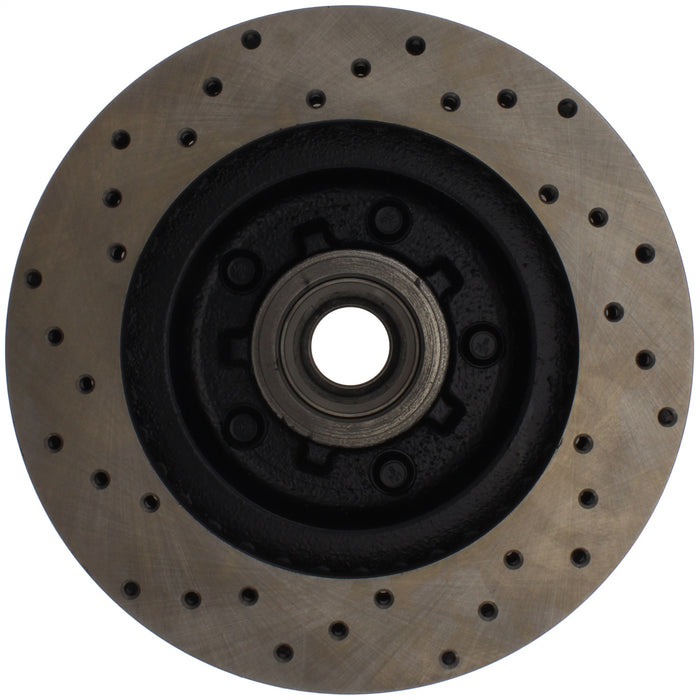 StopTech 128.66000L StopTech Sport Cross Drilled Brake Rotor; Front Left - Truck Part Superstore