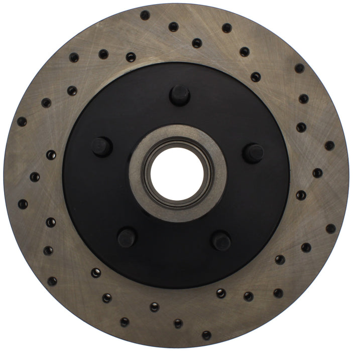 StopTech 128.66000L StopTech Sport Cross Drilled Brake Rotor; Front Left - Truck Part Superstore