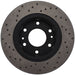 StopTech 128.66063L StopTech Sport Cross Drilled Brake Rotor; Front Left - Truck Part Superstore