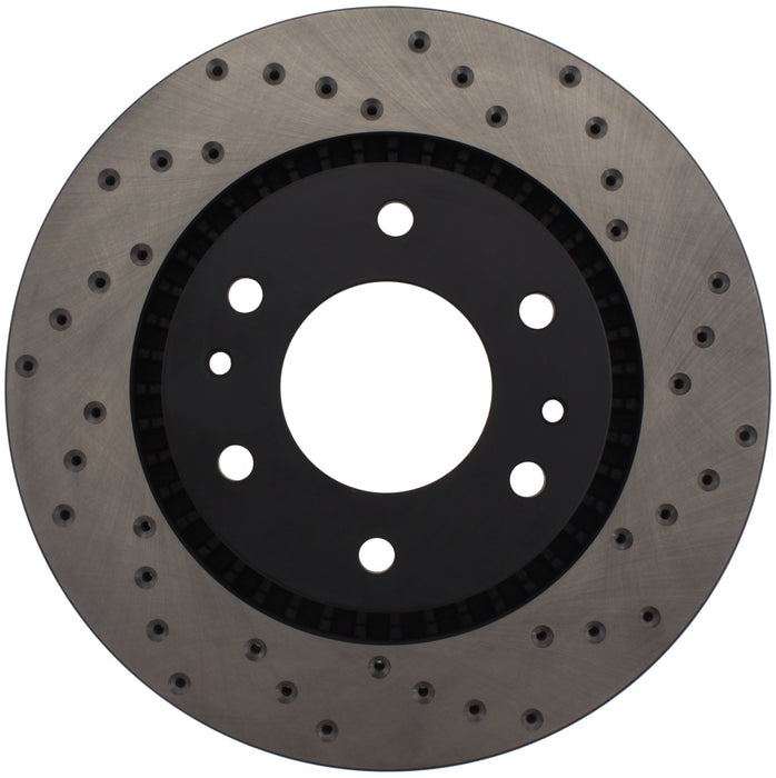 StopTech 128.66063L StopTech Sport Cross Drilled Brake Rotor; Front Left - Truck Part Superstore
