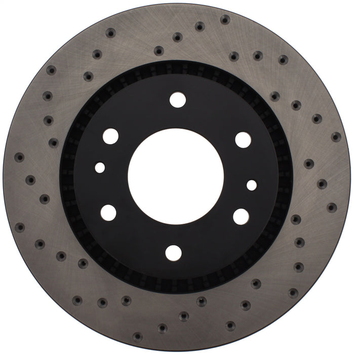 StopTech 128.66063R StopTech Sport Cross Drilled Brake Rotor; Front Right - Truck Part Superstore