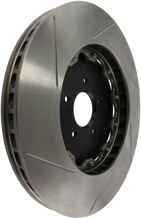 StopTech 129.42104.13 StopTech AeroRotor 2 Piece Black Hat No Rotor Coating Slotted; Front Left - Truck Part Superstore