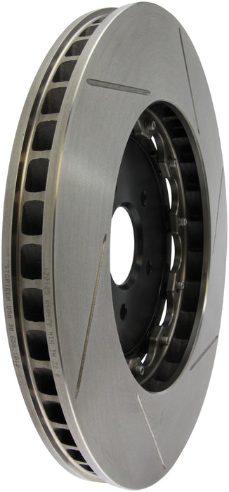 StopTech 129.42104.14 StopTech AeroRotor 2 Piece Black Hat No Rotor Coating Slotted; Front Right - Truck Part Superstore