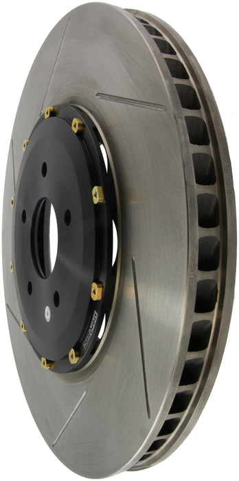 StopTech 129.42104.14 StopTech AeroRotor 2 Piece Black Hat No Rotor Coating Slotted; Front Right - Truck Part Superstore