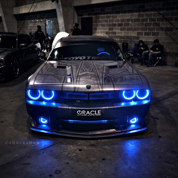 Oracle Lighting 1292-332 Dynamic ColorSHIFT Headlight Halo Kit - Surface Mount - Truck Part Superstore
