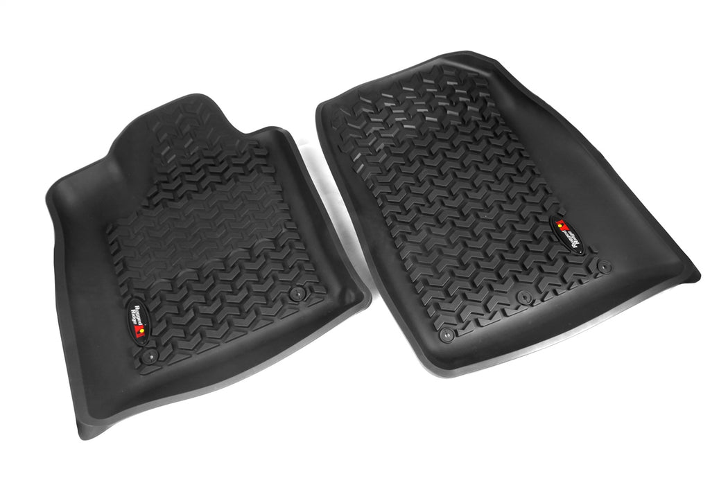 Rugged Ridge 12920.32 Floor Liner; Front; Black; - Truck Part Superstore