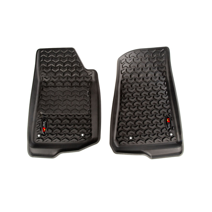 Rugged Ridge 12920.36 Floor Liner; Front; Black; - Truck Part Superstore