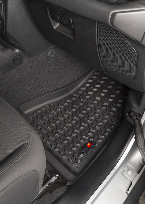Rugged Ridge 12920.36 Floor Liner; Front; Black; - Truck Part Superstore
