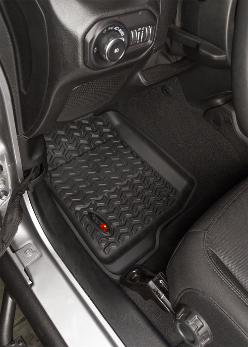 Rugged Ridge 12920.36 Floor Liner; Front; Black; - Truck Part Superstore