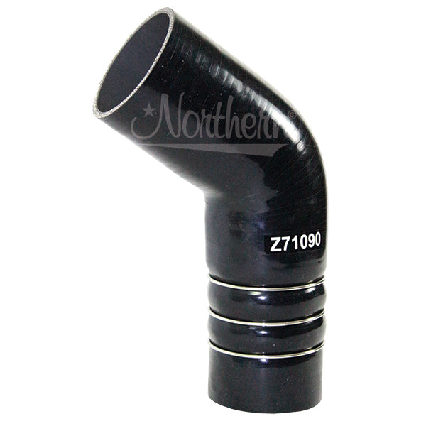 Northern Radiator Z71090 Silicone Boot - 3 1/8 to 3 1/4 with 58 Degree Bend. Cold Side. Outlet - Truck Part Superstore