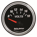 AutoMeter 1293 GAUGE; VOLTMETER; 2 1/16in.; 18V; ELEC; DESIGNER BLACK II - Truck Part Superstore