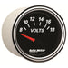 AutoMeter 1293 GAUGE; VOLTMETER; 2 1/16in.; 18V; ELEC; DESIGNER BLACK II - Truck Part Superstore