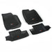 Rugged Ridge 12987.03 All Terrain Floor Liner; Front/Rear; Thermoplastic; 4 pc.; Black; - Truck Part Superstore