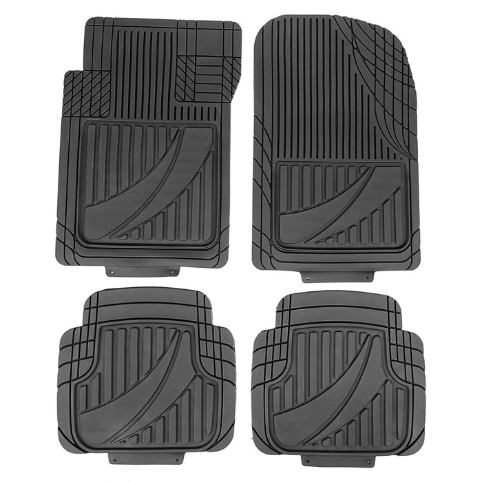 Rugged Ridge 12987.90 Universal Trim Set; Front And Rear; 4 pc.; For Floor Liners; Graphite Black; - Truck Part Superstore