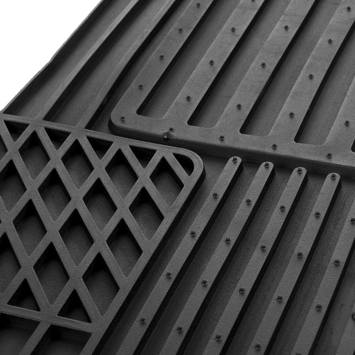 Rugged Ridge 12987.90 Universal Trim Set; Front And Rear; 4 pc.; For Floor Liners; Graphite Black; - Truck Part Superstore