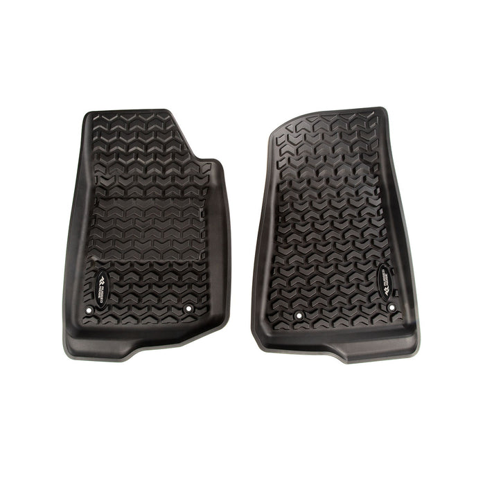 Rugged Ridge 12988.07 All Terrain Floor Liner; Front/Rear; Black; 5 pc; Incl. Full Cargo Liner; - Truck Part Superstore